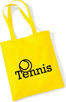 Produktbild von Huuraa Jutebeutel Tennis Ball 10 Liter Yellow Baumwolle Tasche Geschenkidee