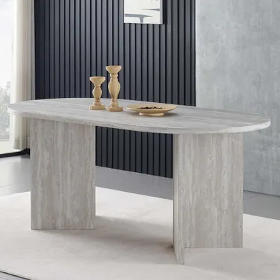 Produktbild von Milton & Oldbrook Esstisch 180 cm Kavarna Travertinoptik