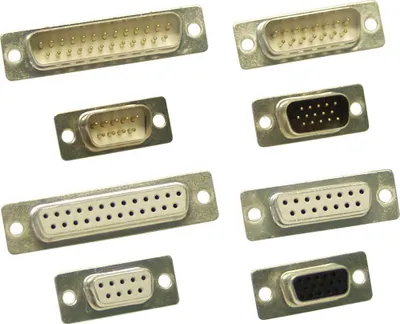 Produktbild von InLine Sub D Buchse, 9pol Lötversion, DB9F, Silber, 5 g, 11 mm, 26 mm, 8 mm
