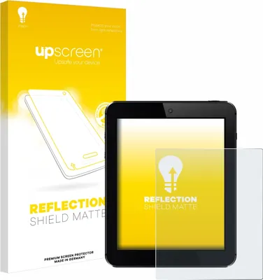 Produktbild von upscreen Schutzfolie für Tablets mit 17.8 cm (7 Zoll) Displays 154.8 x 87 mm Displayschutz Displayschutzfolie Folie Matt Entspiegelungsfolie