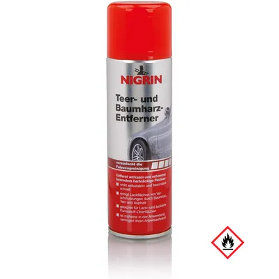 Obrázok produktu pre NIGRIN Odstraňovač dechtu a drevnej živice v spreji 250 ml 74023 - množstvo: 1x