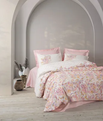 Immagine prodotto di L'Essentiel Linge de Maison, Muna - Rosa, Set copripiumino singolo Ranforce, 100% COTONE RANFORCE, 160 x 220 cm