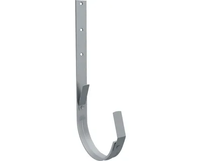 A single gutter bracket is shown against a white background.