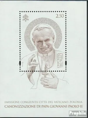 Produktbild von Briefmarken Vatikanstadt 2014 Mi Block45 (kompl.Ausg.) postfrisch Johannes Paul