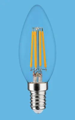 Produktbild von LED Retrofit E14 Kerze milchig Filament 4,5W warmweiß 2700K