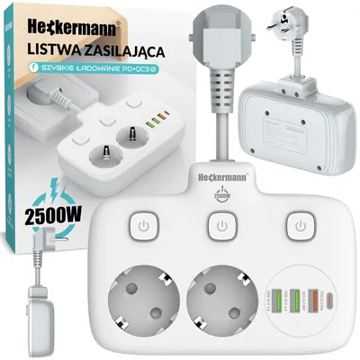 Productafbeelding van Heckermann SE2435 stopcontactstrip