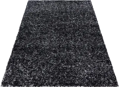 Produktbild von Carpetsale24 Shaggy Teppich Wohnzimmer Hochflor Teppich Einfarbig Meliert Design Flauschig Weich, Grösse: 80x150 cm