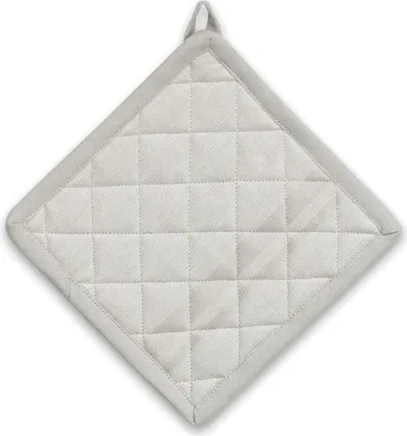 Produktbild von Topflappen, 4er-Set, Baumwolle, Beige mit Streifen, 20 x 20 cm - Kela | Tia