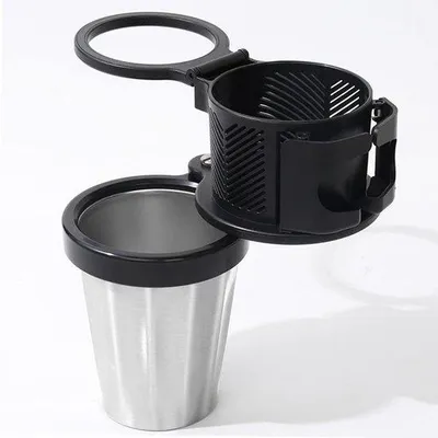 Immagine prodotto di Portabicchieri per auto, organizer in metallo nero