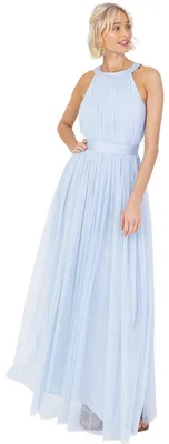 Produktbild von Anaya with Love Damen Ladies Maxi Dress, Light Blue, 48 EU (20 UK)