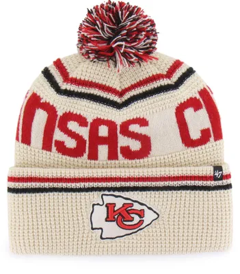 Produktbild von '47 Brand NFL Beanie Quattrle '47 Cuff Knit Kansas City Chiefs Natural