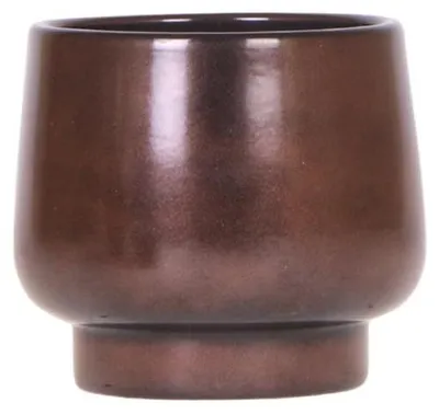Image de Cache-pot Scandic Ø9cm, pot de fleurs couleur cuivre au design scandinave
