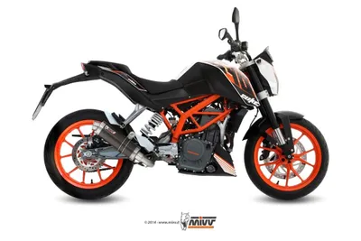Image de MIVV GP pot d'échappement tout noir pour KTM 390 Duke