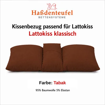 Produktbild von Kissenbezug passend für Lattoflex Lattokiss 35 × 80 cm
