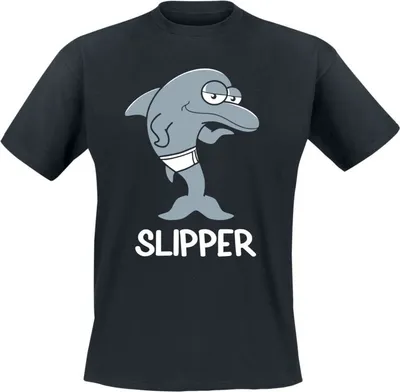 Produktbild von Funshirt T-Shirt Herren Slipper schwarz Funartikel, Sprüche 100% Baumwolle M