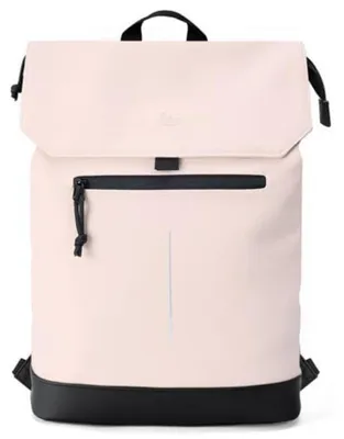 Produktbild von Rucksack Damen & Herren Mattleder Tagesrucksack 15,6" Laptopfach Rosa