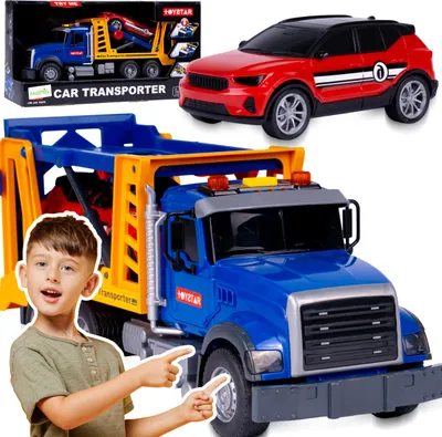Image de Malplay Transporteur de voitures de sport Interactif Lumière Son dès 3 ans Cadeau