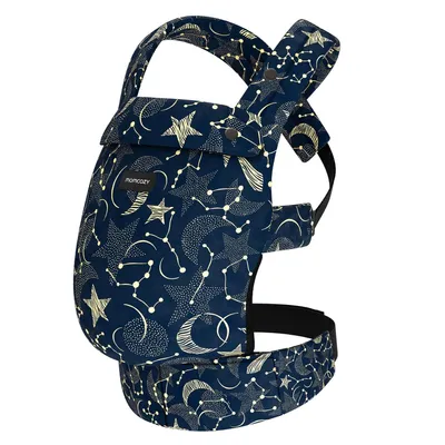 Produktbild von Momcozy Babytrage aus 100% Baumwolle – Baby Carrier für Kleinkind (3-24 Monate, 3,2-20 kg) · Ergonomische M-Position · X-Rücken · Taillengurt 64-127cm
