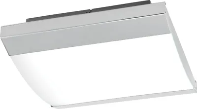 Produktbild von EGLO LED Deckenlampe Siderno, Deckenleuchte Bad, LED Wandlampe aus Stahl und Kunststoff, Badezimmer Lampe, Satiniert, IP44, L 34,5 cm, B 35 cm
