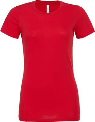Produktbild von Bella 6400 | WomenŽs Relaxed Jersey Short Sleeve Tee - Farbe: Red - Größe: L