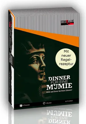 Produktbild von Dinner für eine Mumie Krimi-Küche Dinner-Spiel für 6 Personen ab 16 Jahren