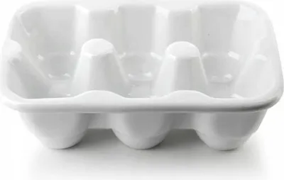 Immagine prodotto di Contenitore in Vetroceramica per 6 uova, 16 cm, porcellana bianca | ZD3410