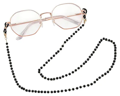 Produktbild von Brillenkette für Damen, bunte Brillenkette mit künstlichen Edelsteinen, Retro-Perlenband für Sonnenbrillen, Brillenbänder für Lesebrillen C