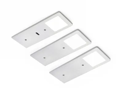 Produktbild von AstraLED SE Set-3 Unterbodenleuchten im Aluminiumgehäuse 3000 K warmweiß / Nischenleuchten / Lumica