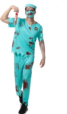 Produktbild von L/XL MP-48|Horror Doktor Herren Kostüm "Dr. Ripper" MIESEPETER®