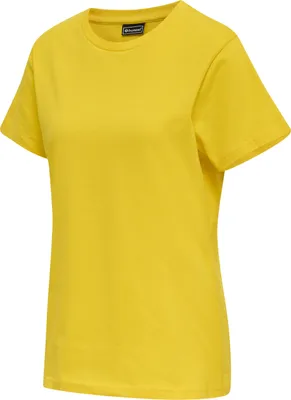 Produktbild von hummel hmlRED HEAVY T-SHIRT S/S WOMAN - EMPIRE YELLOW - 2XL