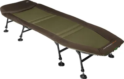 Produktbild von Angelliege S-Flat 8-Fuß 225x80 cm höhenverstellbar 40-50 cm für Karpfenangler