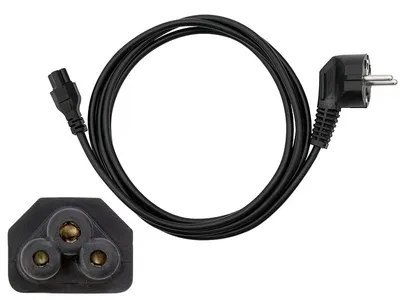 Obrázok produktu pre Kábel napájací k PC 3-PIN 1,8m trojlístok