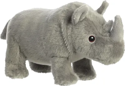 Obrázok produktu pre Eco Nation Aurora World 35023 Nosorožec 24 cm ekologická mäkká hračka sivá plyšové plyšové zviera