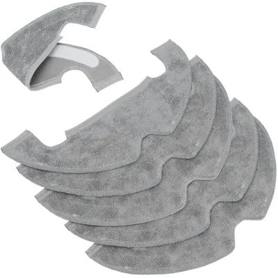 Image de 5 chiffons en microfibre pour aspirateur robot