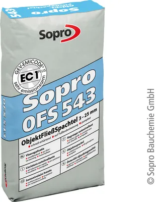 Obrázok produktu pre Sopro OFS 543 ObjektFließspachtel 25kg