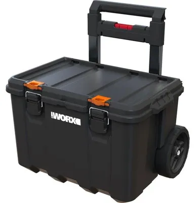 Image de Système modulaire 3 en 1 - WORW BY KETER - STACK N ROLL - 48 x 39 x 69,5 cm - Noir