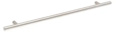 Image de Poignée pour meubles en Acier inox Entraxe 288mm finition inox satiné