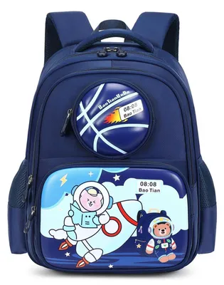 Image de Sacs à dos pour garçons, classes de 1ère à 5ème, réfléchissants, imperméables, couleur bleue