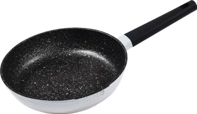 Produktbild von Ø24cm Bratpfanne ca. 5.5cm hoch KING® SHINE GREY aus Aluguss mit Keramikbeschichtung Innen: FUSION TI / Farbe: Grau