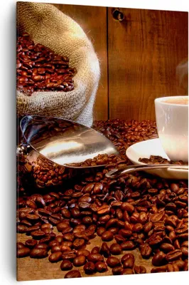 Produktbild von Bild auf Leinwand - Leinwandbild - Einteilig - Cup Samen Coffe - 70x100cm - Wand Bild - Wanddeko - Wandbilder - Leinwanddruck - Kunstdruck - Wanddekoration - Leinwand bilder - Wandbild - PA70x100-0158