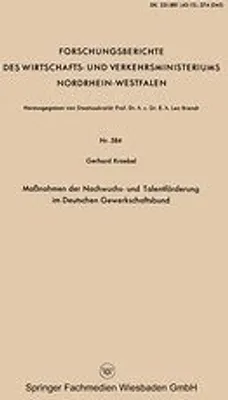 Obrázek produktu pro Maßnahmen der Nachwuchs- und Talentförderung im Deutschen Gewerkschaftsbund