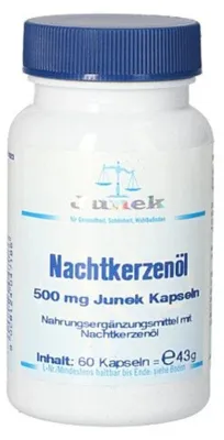 Image de Huile de graines de onagre 500 mg, capsules Junek, boîte de 60 capsules