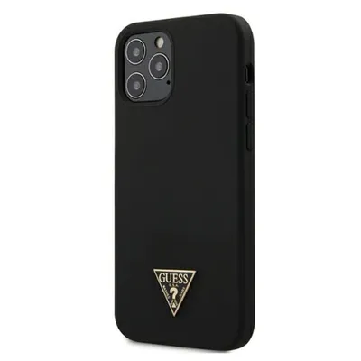 Produktbild von GUESS GUHCP12MLSTMBK, Cover, Apple, iPhone 12/iPhone 12 Pro, 15,5 cm (6.1"), Schwarz