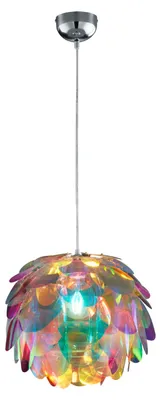 Immagine prodotto di Lampada a sospensione con paralume colorato, stile retrò, ideale per una cameretta