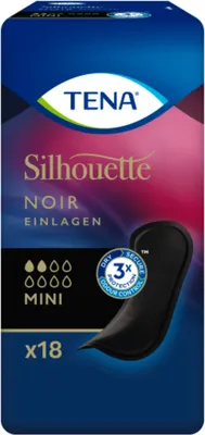 Produktbild von Einlage TENA Silhouette Mini,Noir(6x18Stk),