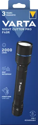 Immagine prodotto di Varta 18922 Nero Torcia a mano Portatile Ricaricabile LED