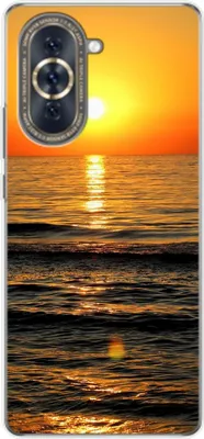 Produktbild von König Design Hülle kompatibel mit Huawei nova 10 Kunststoff Soft Handyhülle - Handy Case Sonnenuntergang