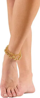 Image de Orient danseuse du ventre bracelet de cheville or - taille unique