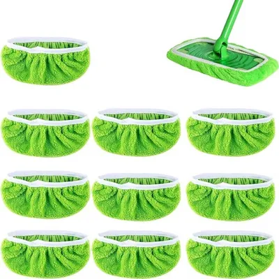 Wiederverwendbare Bodenwischtücher für nass und trocken, ideal für effizientes Reinigen von Böden, Verpackung mit 10 Stück