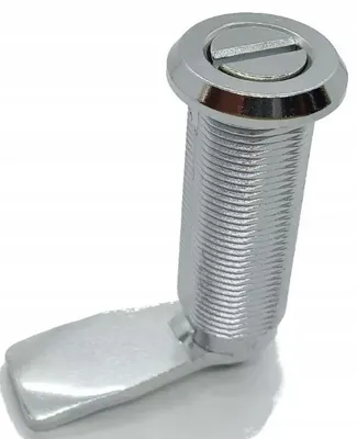 Obrázek produktu pro Průmyslový zámek 60mm s drážkou 2mm, ZnAl, chromovaný